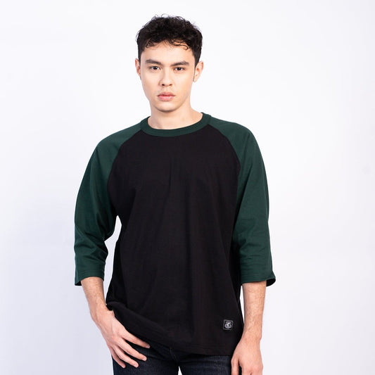 Erigo T-Shirt Raglan Lyaz Emerald Black Unisex