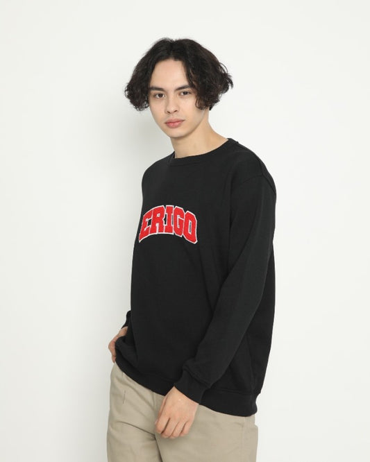 Erigo Sweatshirt Shiori Fleece Black