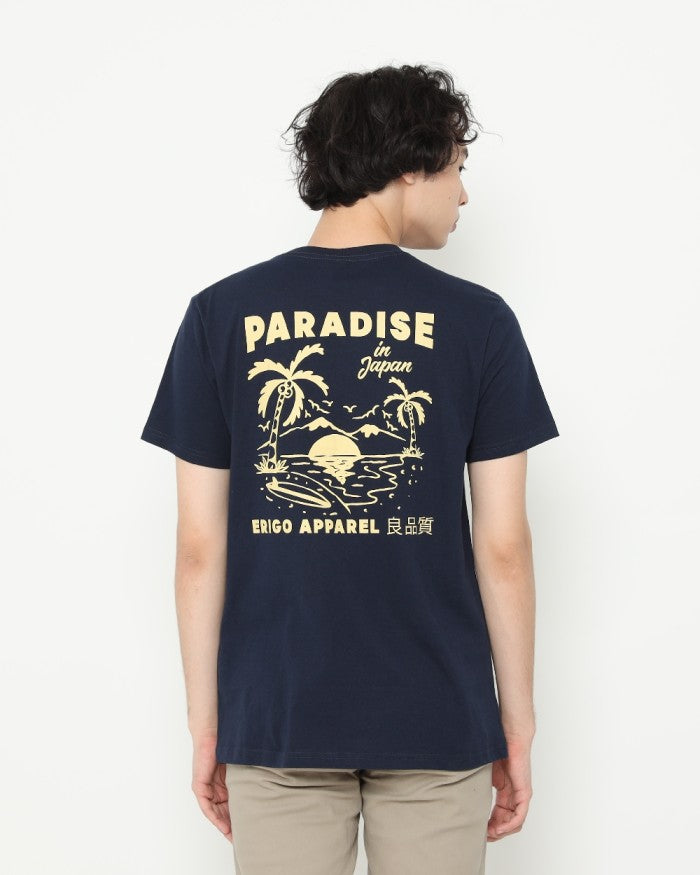 Erigo T-Shirt Japan Paradise Navy