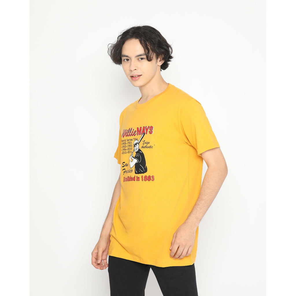Erigo T-Shirt Willie Mays Mustard