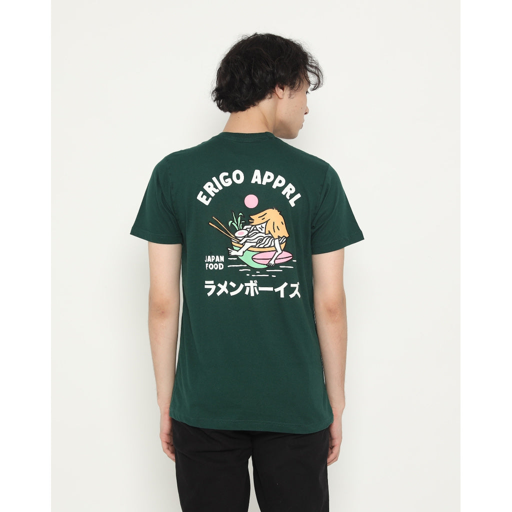 Erigo T-Shirt Eat Ramen Emerald