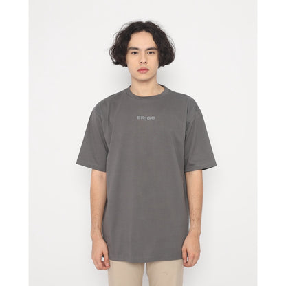 Erigo T-Shirt Oversize Brodryck Dark Grey Unisex