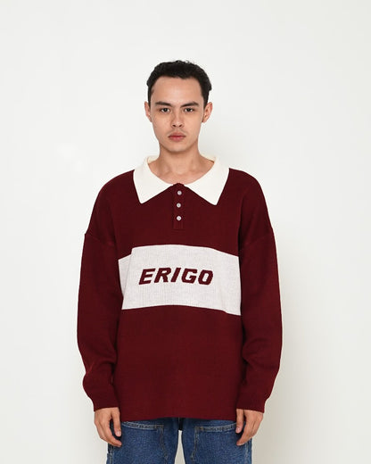 Erigo Knitwear Olwen Maroon
