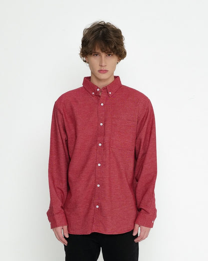 Erigo Long Shirt Washio Red