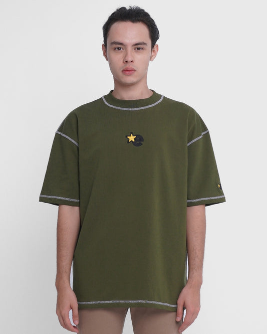 Erigo T-Shirt Oversize Nava Olive