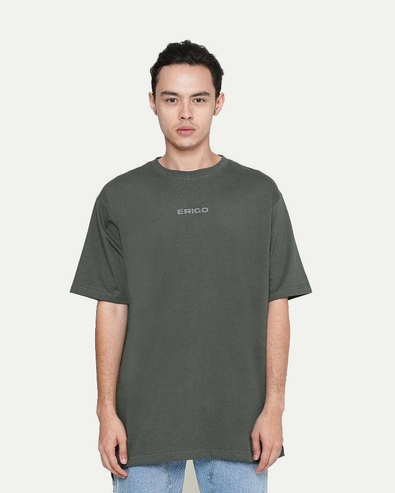 Erigo T-Shirt Oversize Amerigo Darkest Spruce