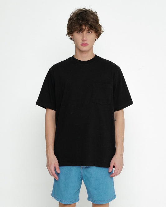 Erigo T-Shirt Oversize Pocket Basilia Black Unisex