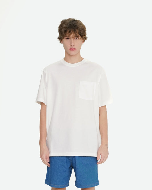 Erigo T-Shirt Oversize Pocket Gilmer Broken White Unisex